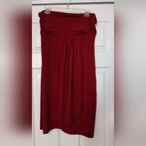 Arden B Red wrap dress